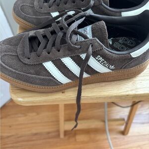Adidas Brown Suede Sneakers